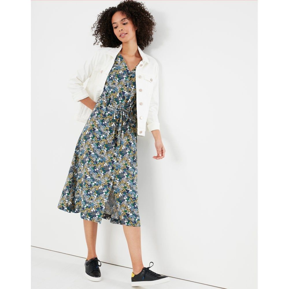 Joules Yasmine Button Through V Neck Dress 217947