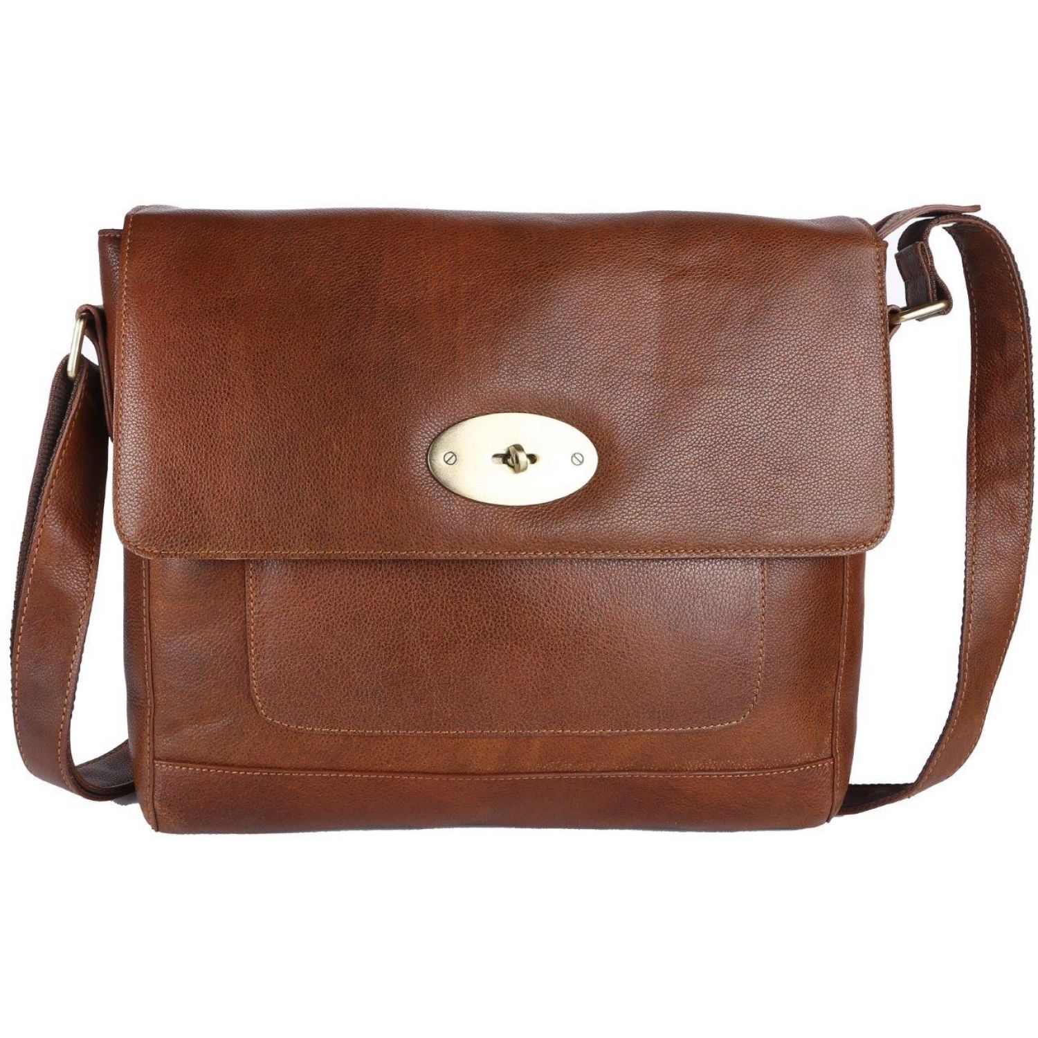 Ashwood Leather M57 Messenger Bag Cognac M57
