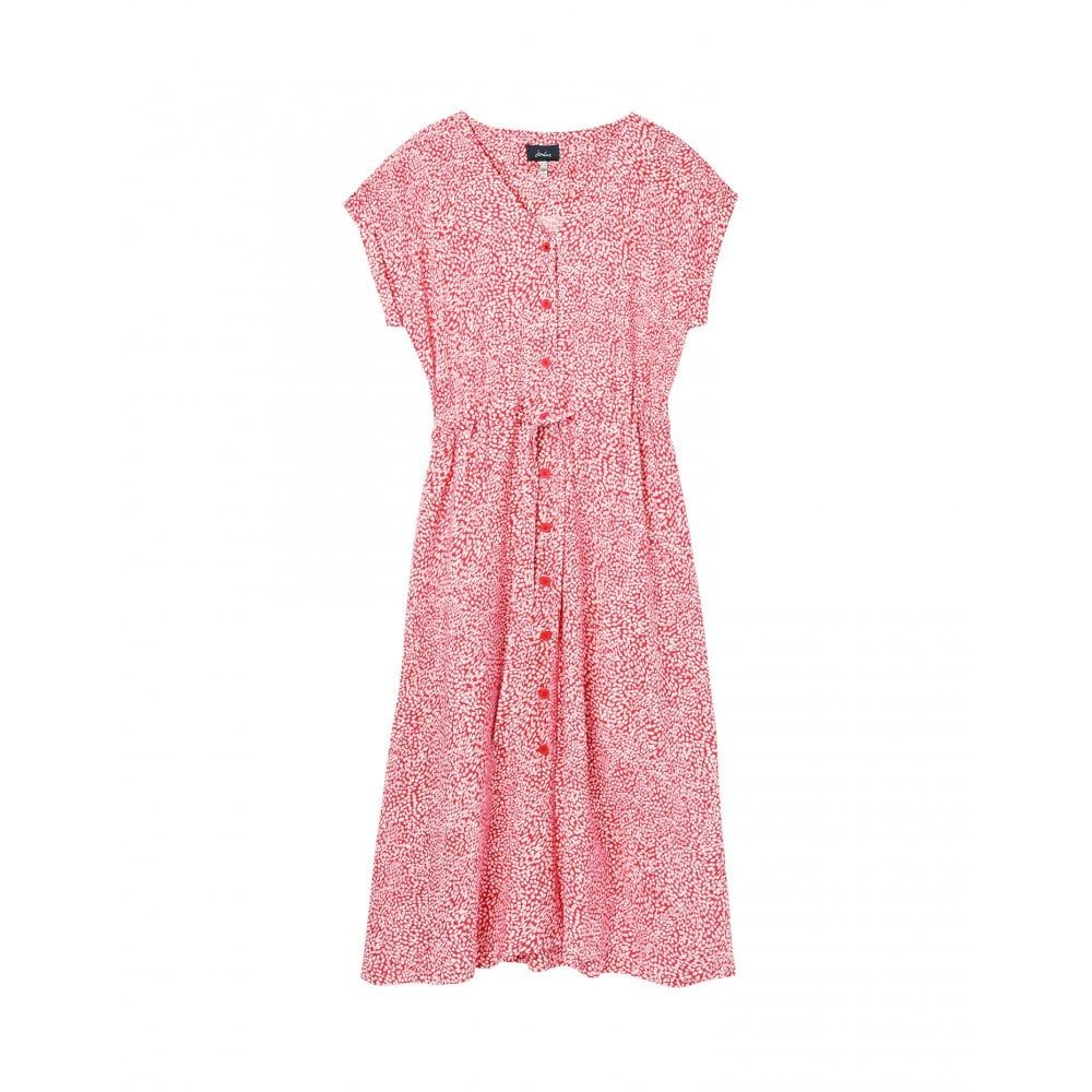 Joules Yasmine Button Through V Neck Dress 217947