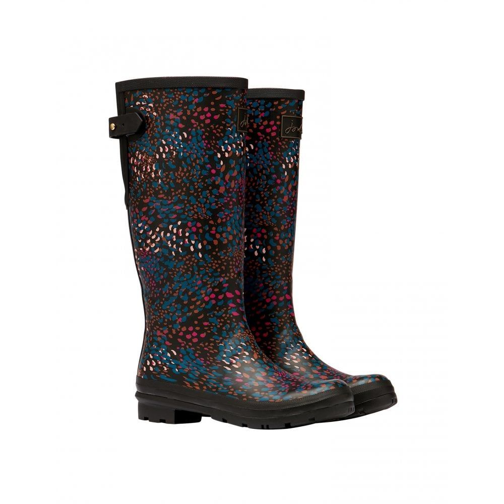 Joules Printed Wellies with Adjustable Gusset 214784