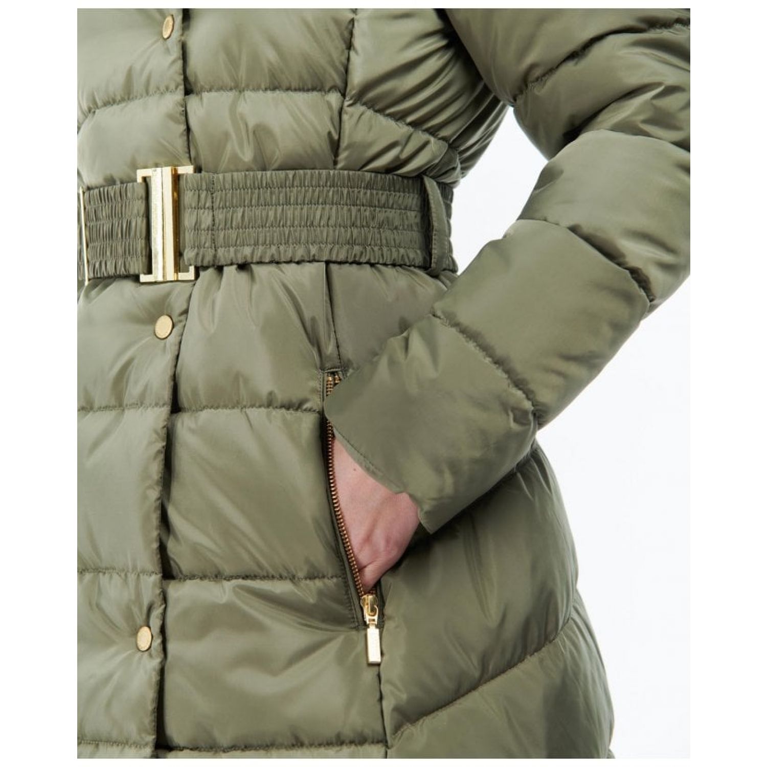 Barbour International Track Line Quilted Jacket LQU1492