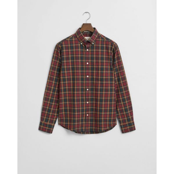 Regular Fit Checked Archive Poplin Shirt