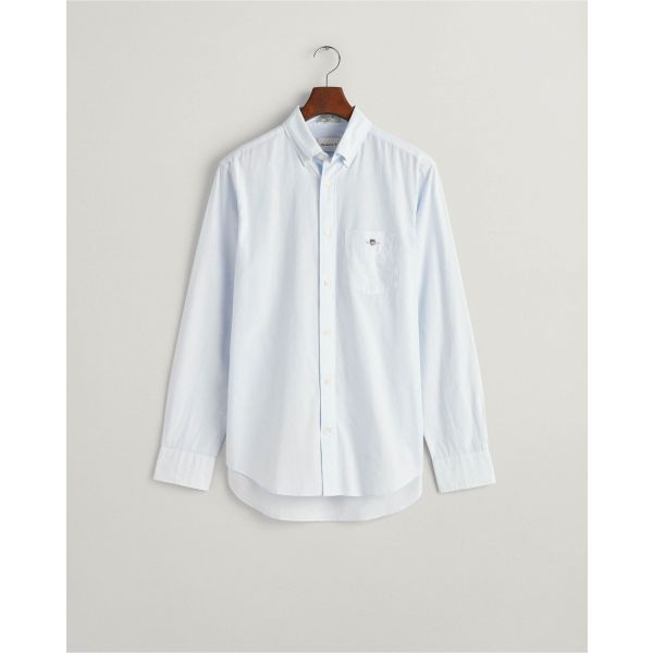 Regular Fit Banker Stripe Poplin Shirt
