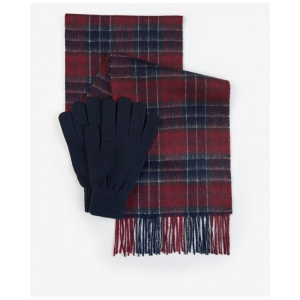 Tartan Scarf & Gloves Gift Set
