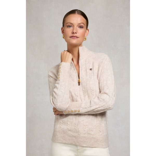 Bridget Quarter Zip Knit