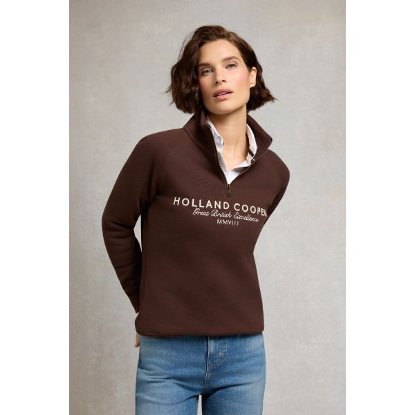 Sporting Goods Zip Henley