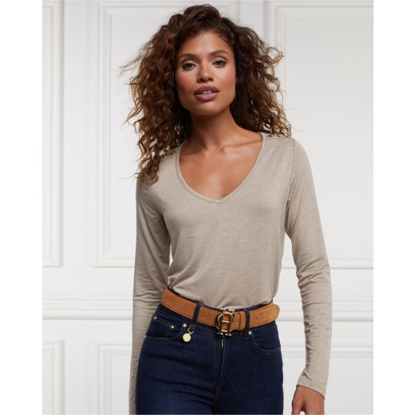 Long Sleeve V-Neck Tee