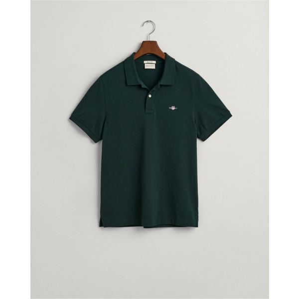 Regular Fit Shield Pique Polo Shirt