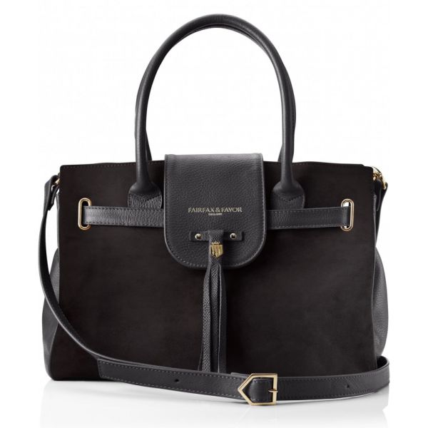 Windsor Leather and Suede Handbag