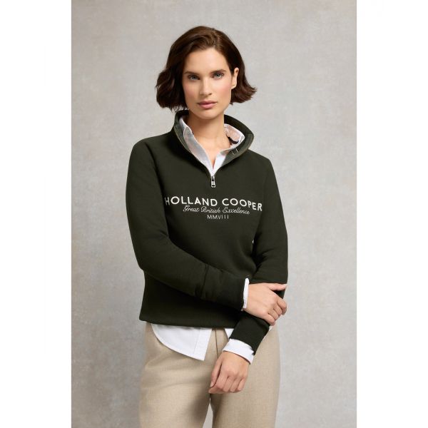 Sporting Goods Zip Henley