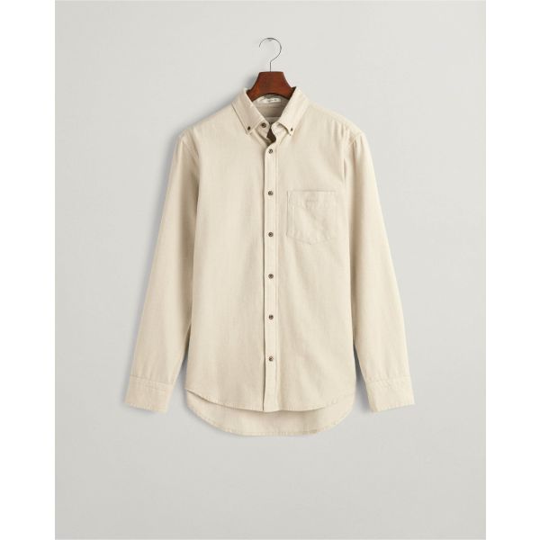 Regular Fit Herringbone Flannel Shirt