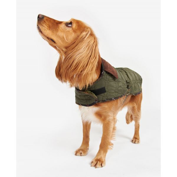 Dog Bone Quilted Dog Coat