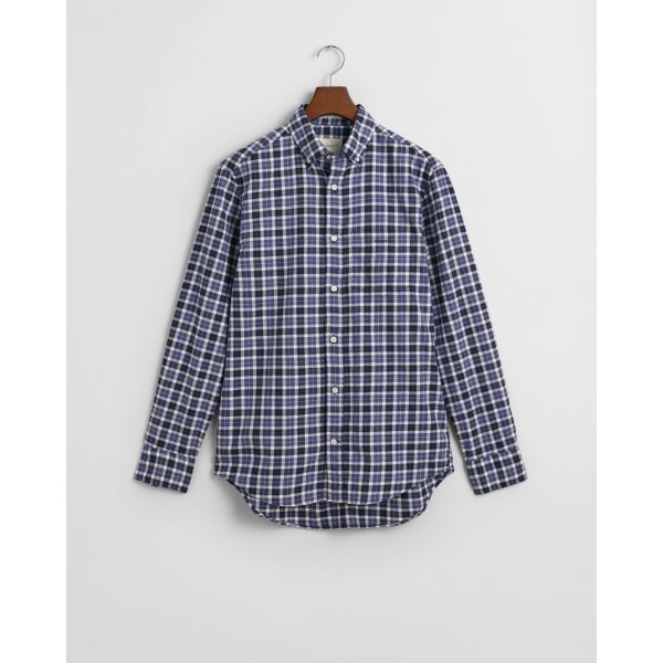 Regular Fit Checked Light Twill Shirt