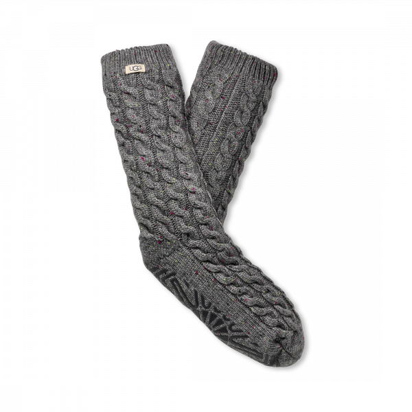Women's Elowyn Cable Knit Fleece Lined Sock