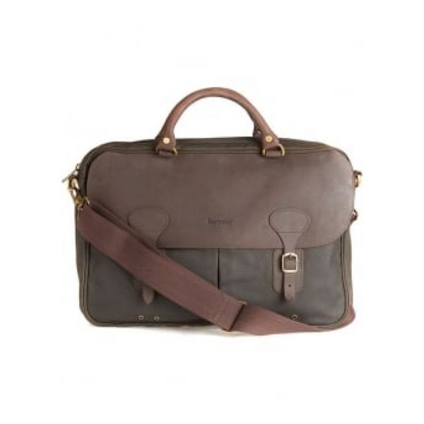 Wax Leather Briefcase