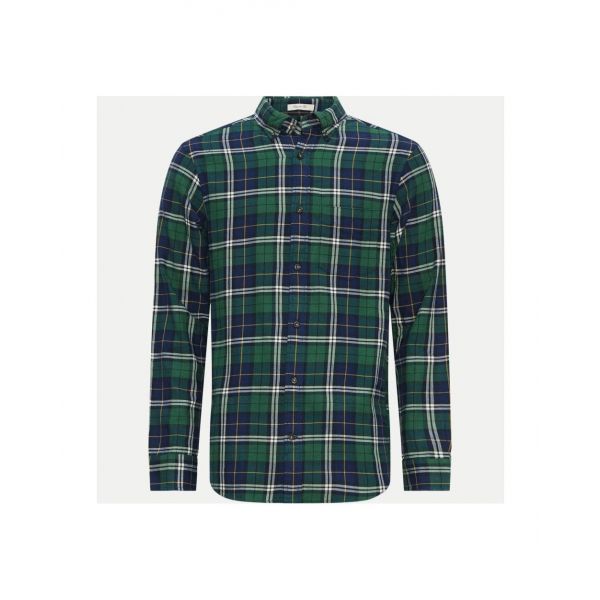 Regular Fit Checked Flannel Shirt