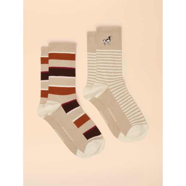 Everyday 2 Pack Cotton Blend Socks