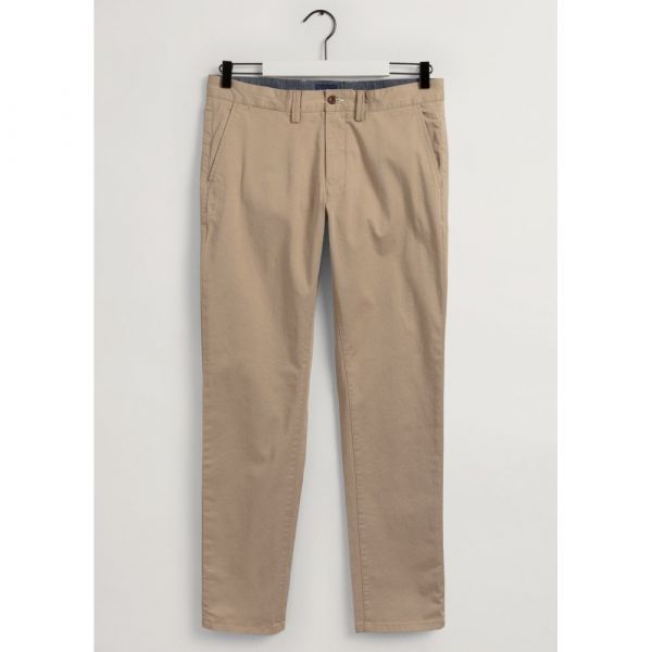 Hallden Slim Fit Twill Chinos