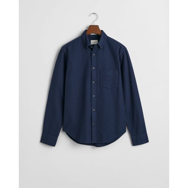 Regular Fit Flannel Herringbone Shirt