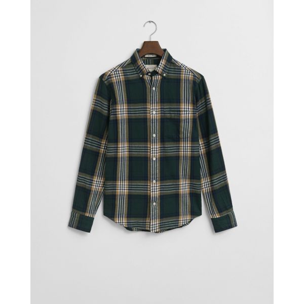 Regular Fit Windblown Flannel Check Shirt