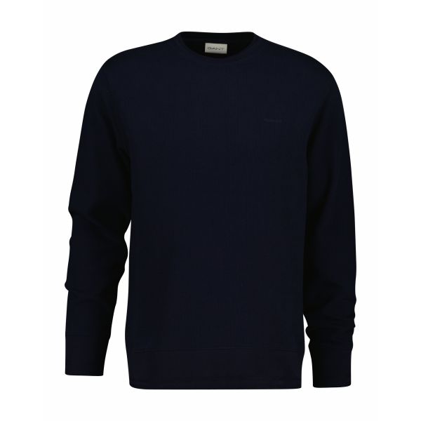 Texture Herringbone Rib C-Neck