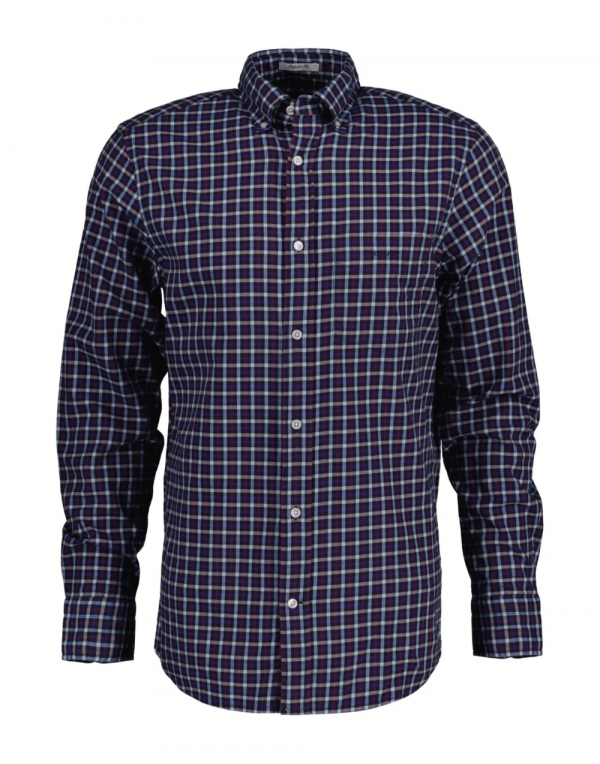 Regular Twill Micro Multi Check Shirt