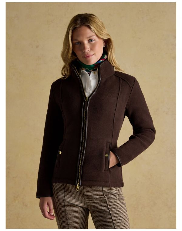 Heritage Navy Regular Zip Through Fleece