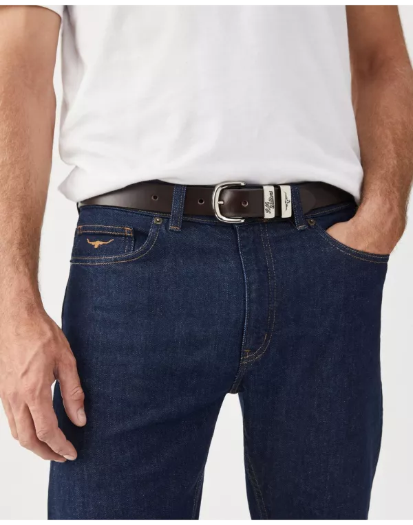 1 1/4' 3 Piece Solid Hide Belt