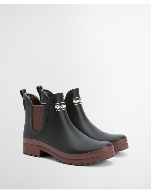 Mallow Contrast-Colour Wellington Boots