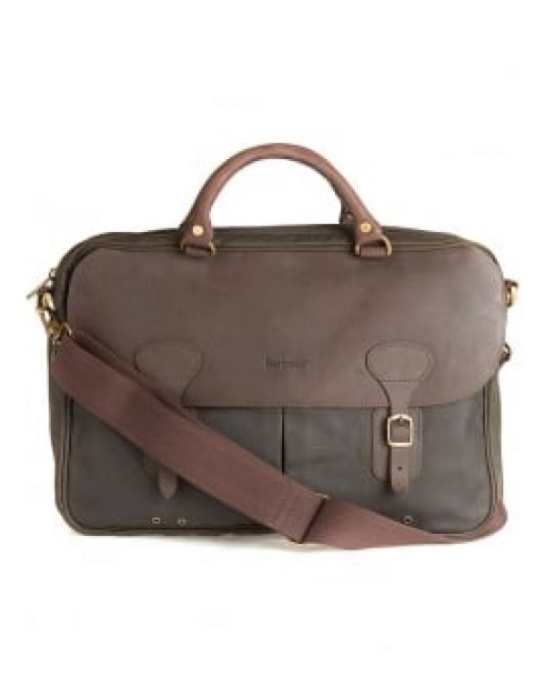 Wax Leather Briefcase