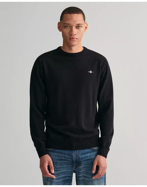 Superfine Lambswool Crew Neck Sweater