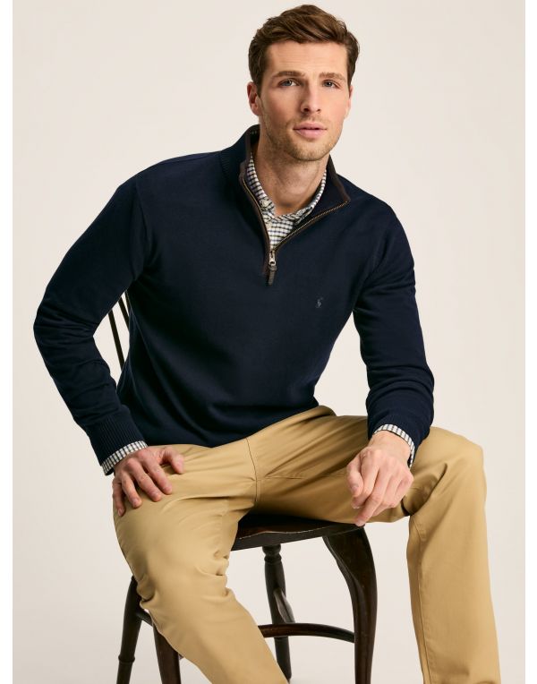 Hillside Quarter Zip Knit Jumper