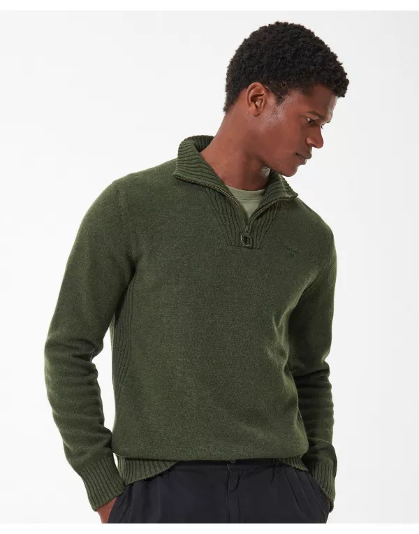 Essential Lambswool Half Zip Jumper