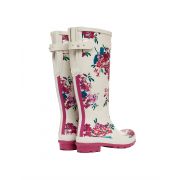 Printed Wellies With Adjustable Back Gusset