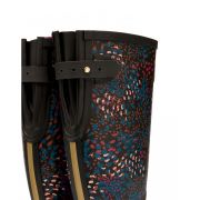 Printed Wellies With Adjustable Back Gusset