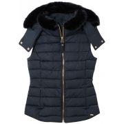 Merrium Gilet With Faux Fur Collar Trim