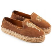 Saint Tropez Embroidered Suede Espadrilles