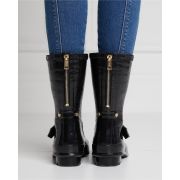 Short Zip Chelsea Wellington Boots