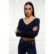 Zoe Quarter Zip Knit