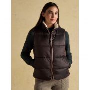 Reversible Faux Fur Brown/Cream Padded Gilet