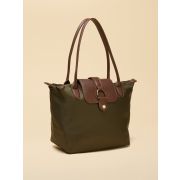 Edie Khaki Green Shopper Bag