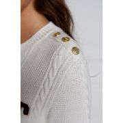 Varsity Cable Knit Jumper
