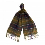 Barbour Wool Cashmere Tartan Scarf