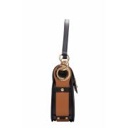 Chelsea Saddle Bag (Black/Tan)