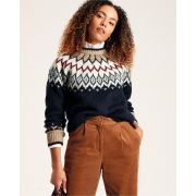 Etta Navy Fair Isle Jumper