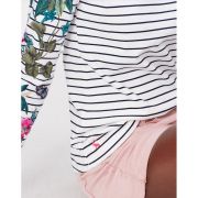 Harbour Print Long Sleeve Jersey Top