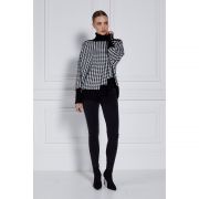 Kingsbury Cape Knit - Houndstooth
