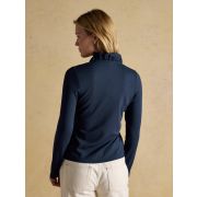 Heidi Long Sleeve Frill Neck Jersey Top