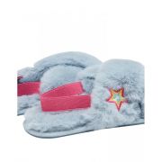 Kora Faux Fur Cross Strap Slippers