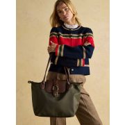 Edie Khaki Green Shopper Bag